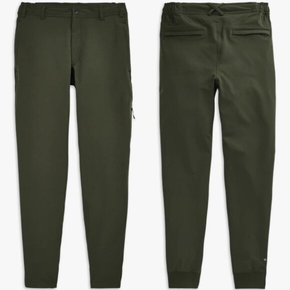 NEW Mack Weldon Radius Pants Green Size Large Technical Performance Casual Pant‎ - Picture 1 of 14